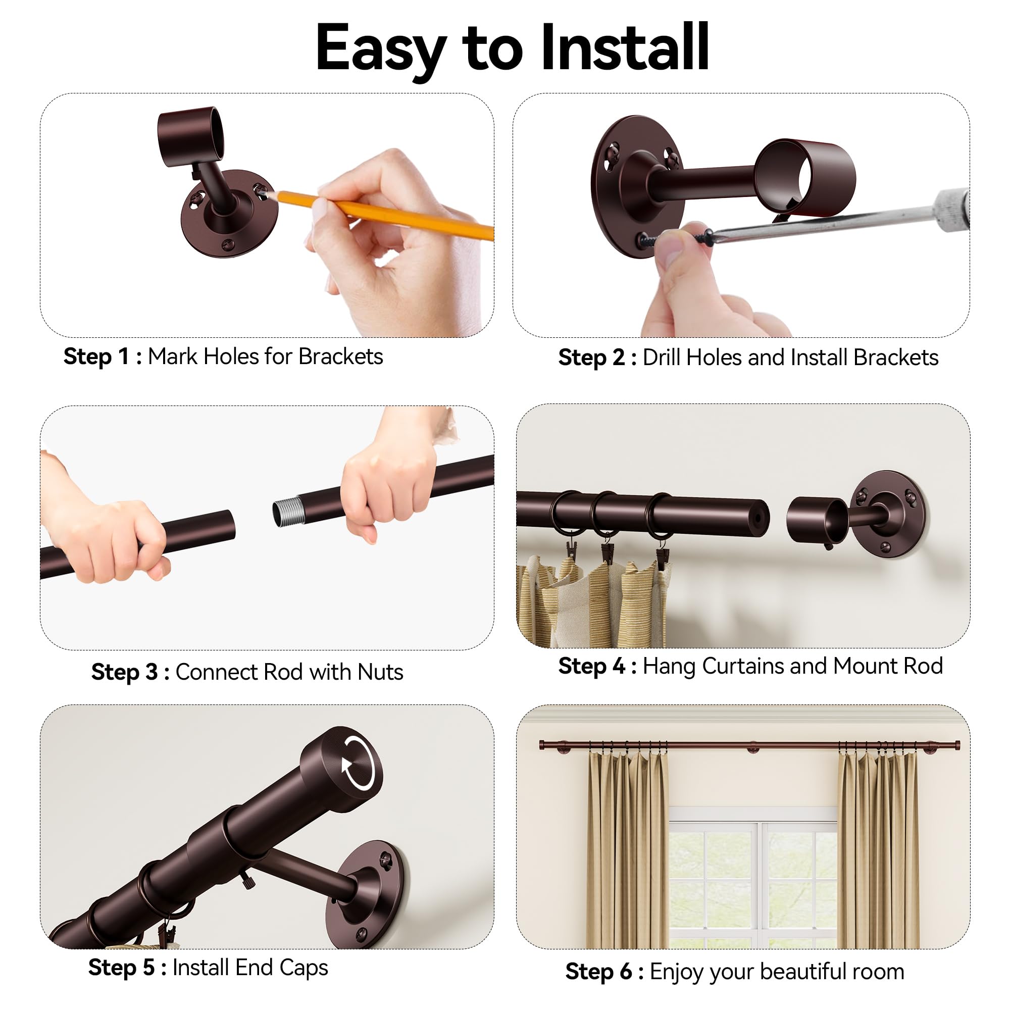 YaFex versatile rod suitable for patio and indoor use.