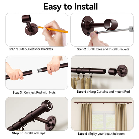 YaFex versatile rod suitable for patio and indoor use.