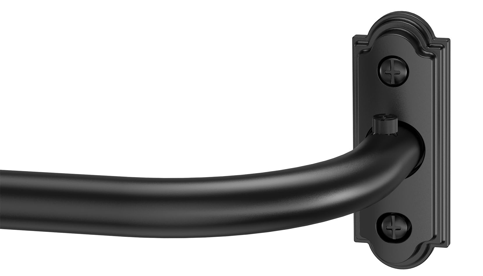 YaFex wrap-around blackout rod installed for complete light control and sleek look