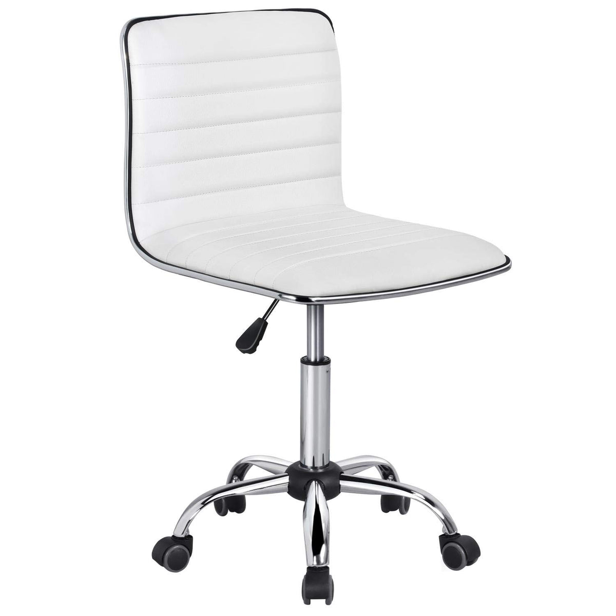 Yaheetech adjustable task chair front view for compact spaces.