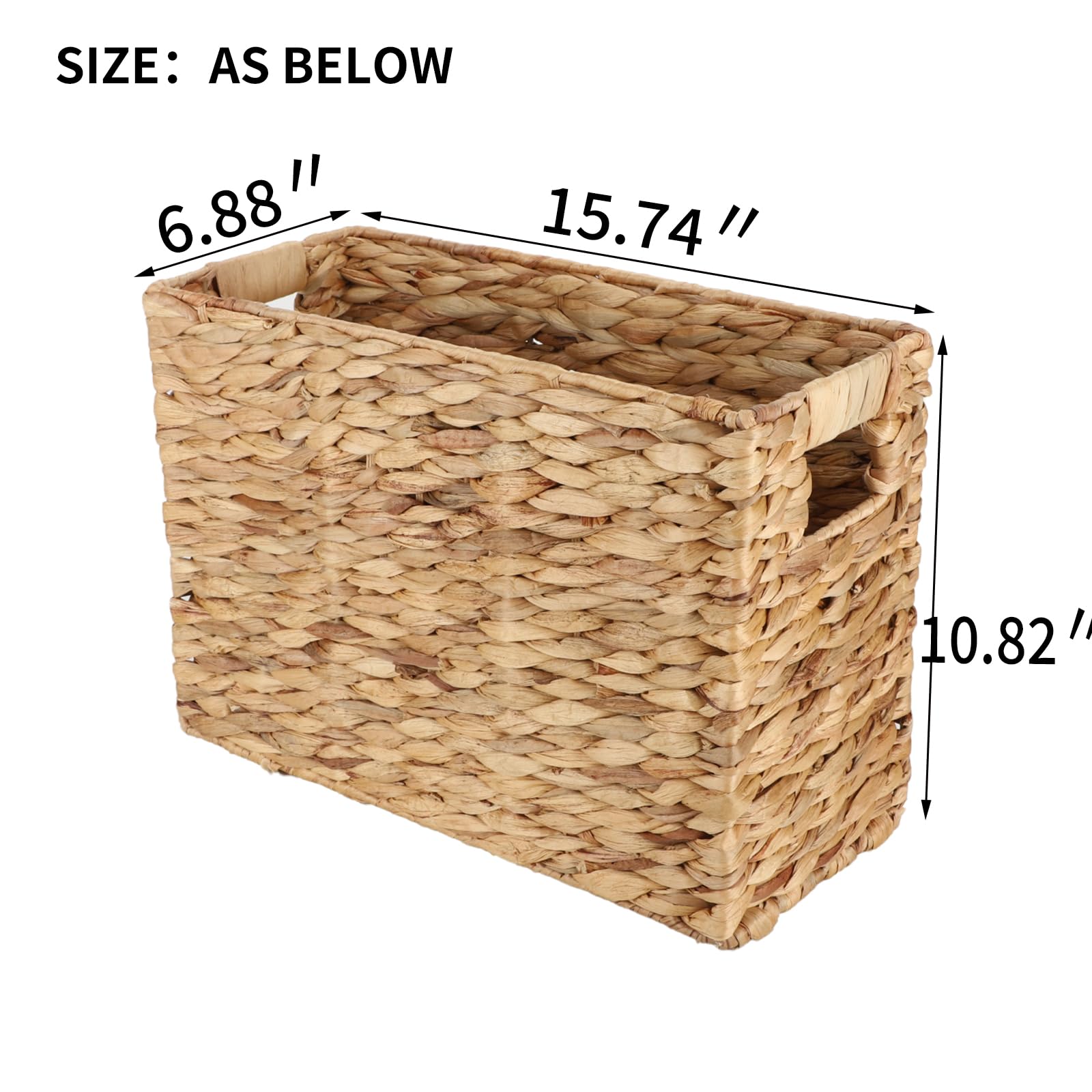 YAHUAN multi-purpose storage basket keeps shoes, clothes, or magazines organized