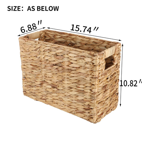 YAHUAN multi-purpose storage basket keeps shoes, clothes, or magazines organized
