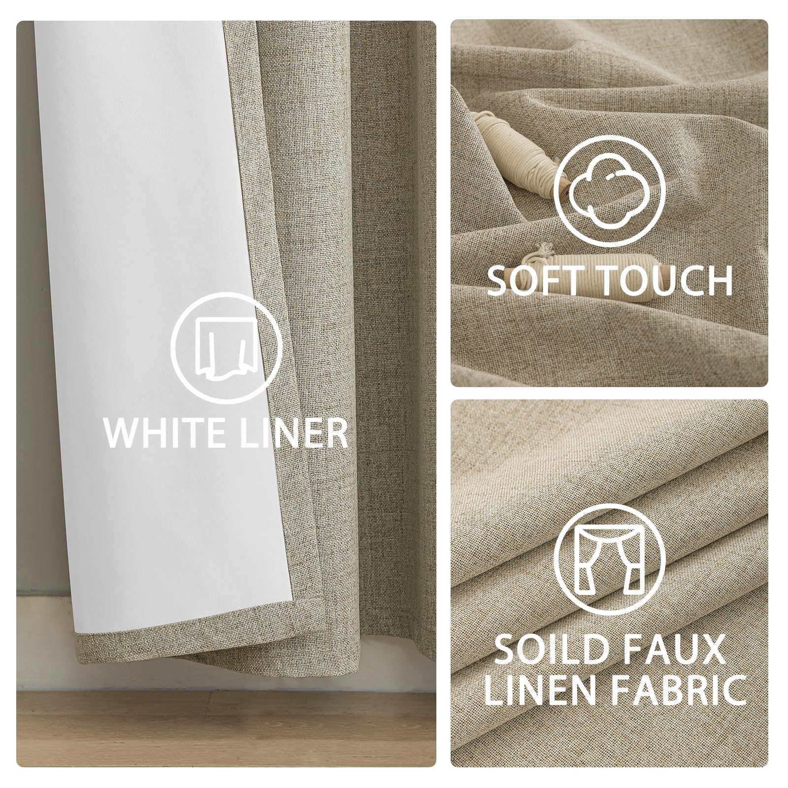 Yakamok easy-care curtains are machine washable
