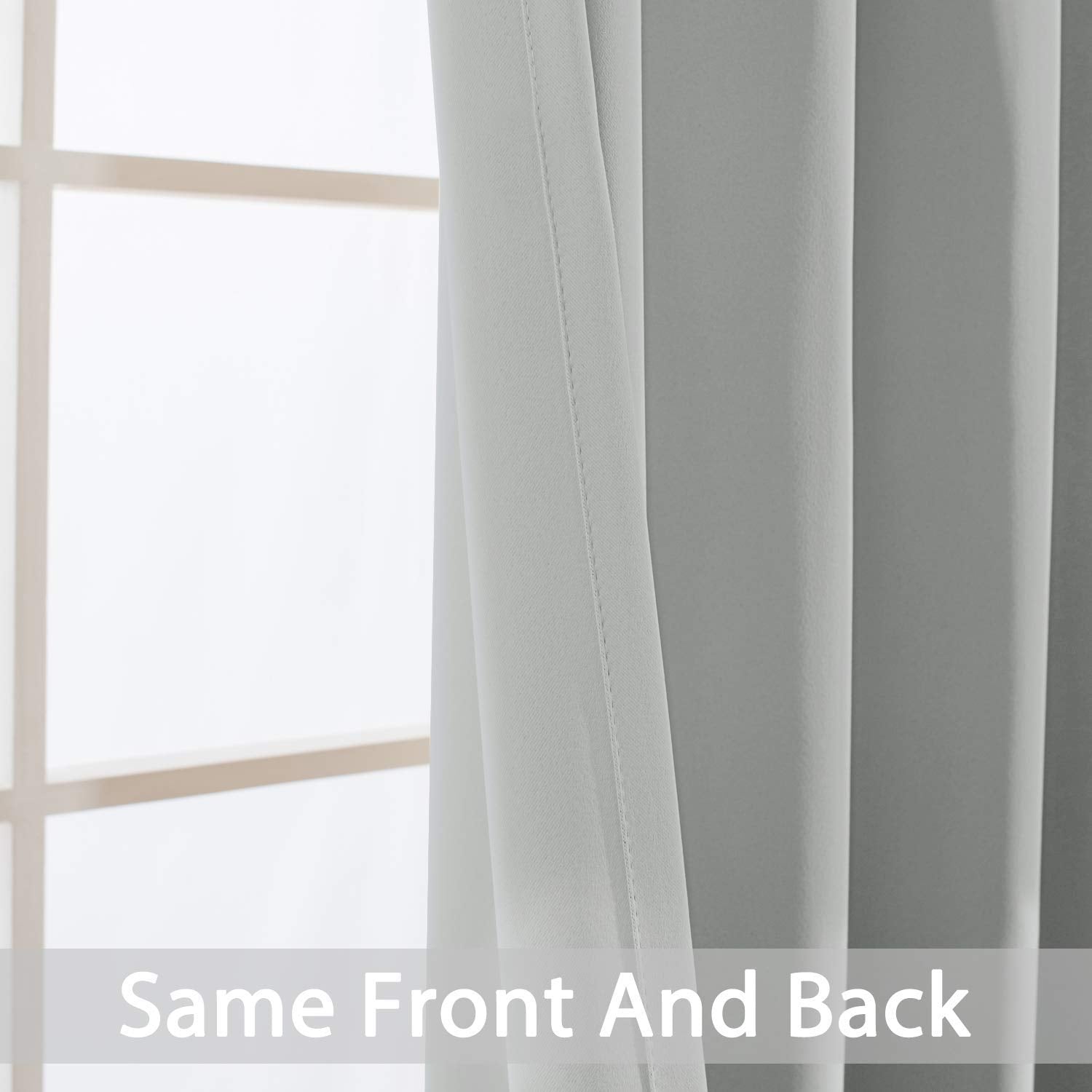 Yakamok machine washable blackout curtain panel is easy to clean