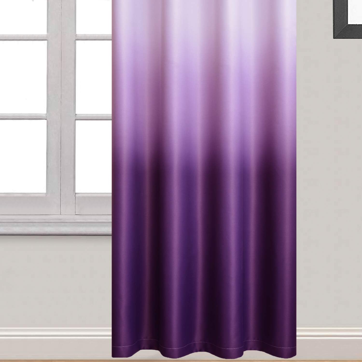 Yakamok purple ombre drape blocks sunlight while preserving color depth.