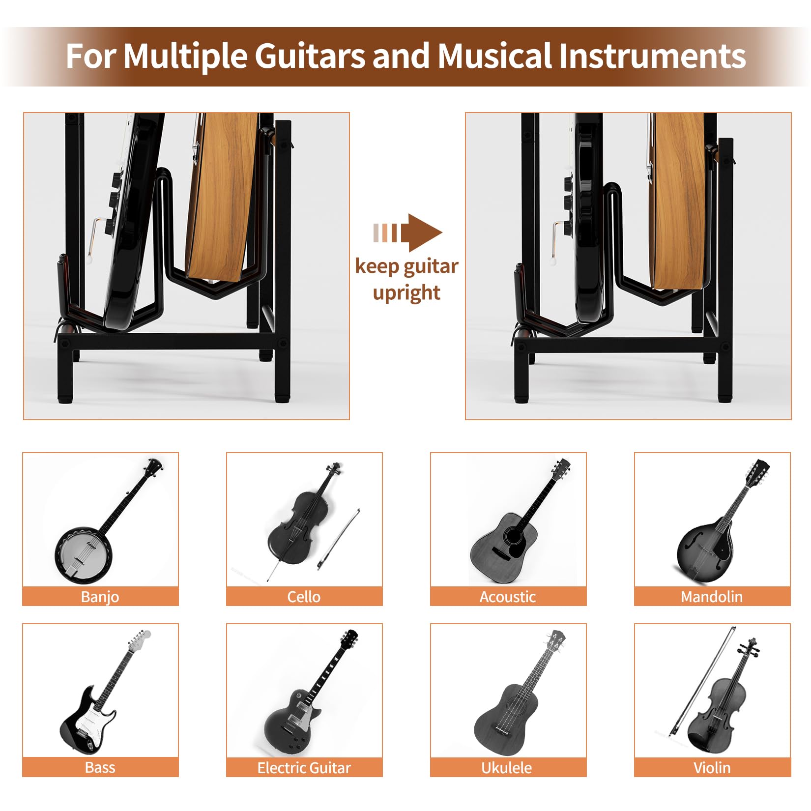 YAKANJ adjustable feet stabilize the unit on uneven floors