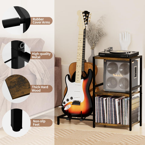 YAKANJ guitar cradle arms securely support different guitar shapes