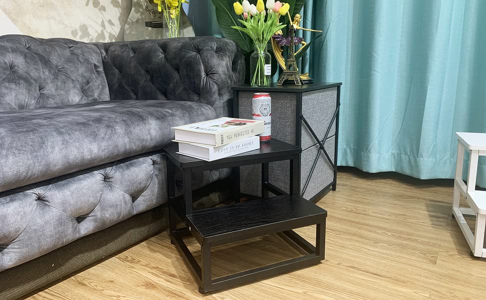YAKANJ step stool designed for kitchen use to reach high shelves safely