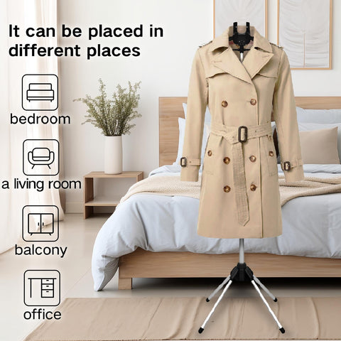 YALANMEI portable and foldable design fits small spaces or travel gear.