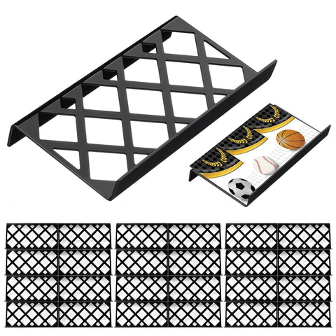 Yalikop trading card display riser stand showcases cards clearly from multiple angles