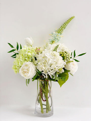 YalzoneMet quick-assembly hydrangea flowers for simple setup out of the box