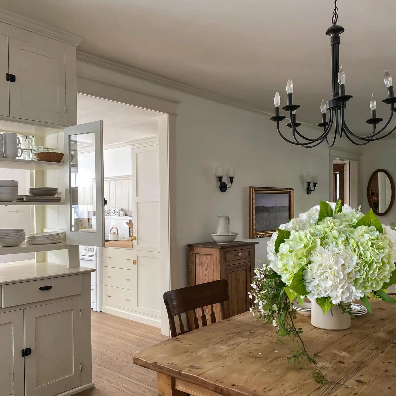YalzoneMet indoor office decor hydrangea creates fresh ambience with no maintenance