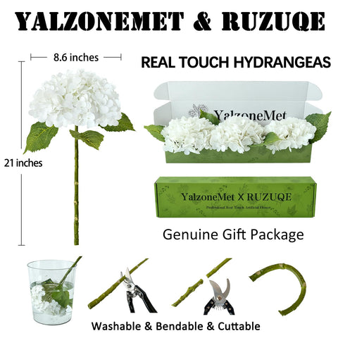 YalzoneMet wedding table centerpiece hydrangea adds natural color to celebrations