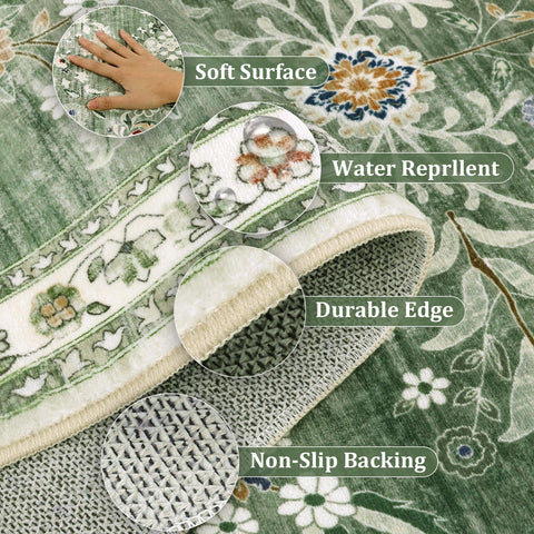 Yamaziot hallway rug suited for kitchen entries and easy maintenance.