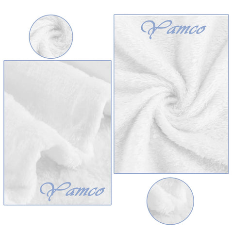 Yamco dad blanket on bed for warm comfortable rest