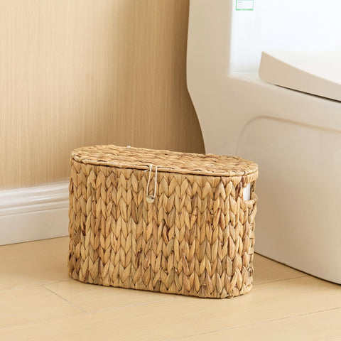 YANGQIHOME compact bathroom organizer blends with decor for towels or skincare.