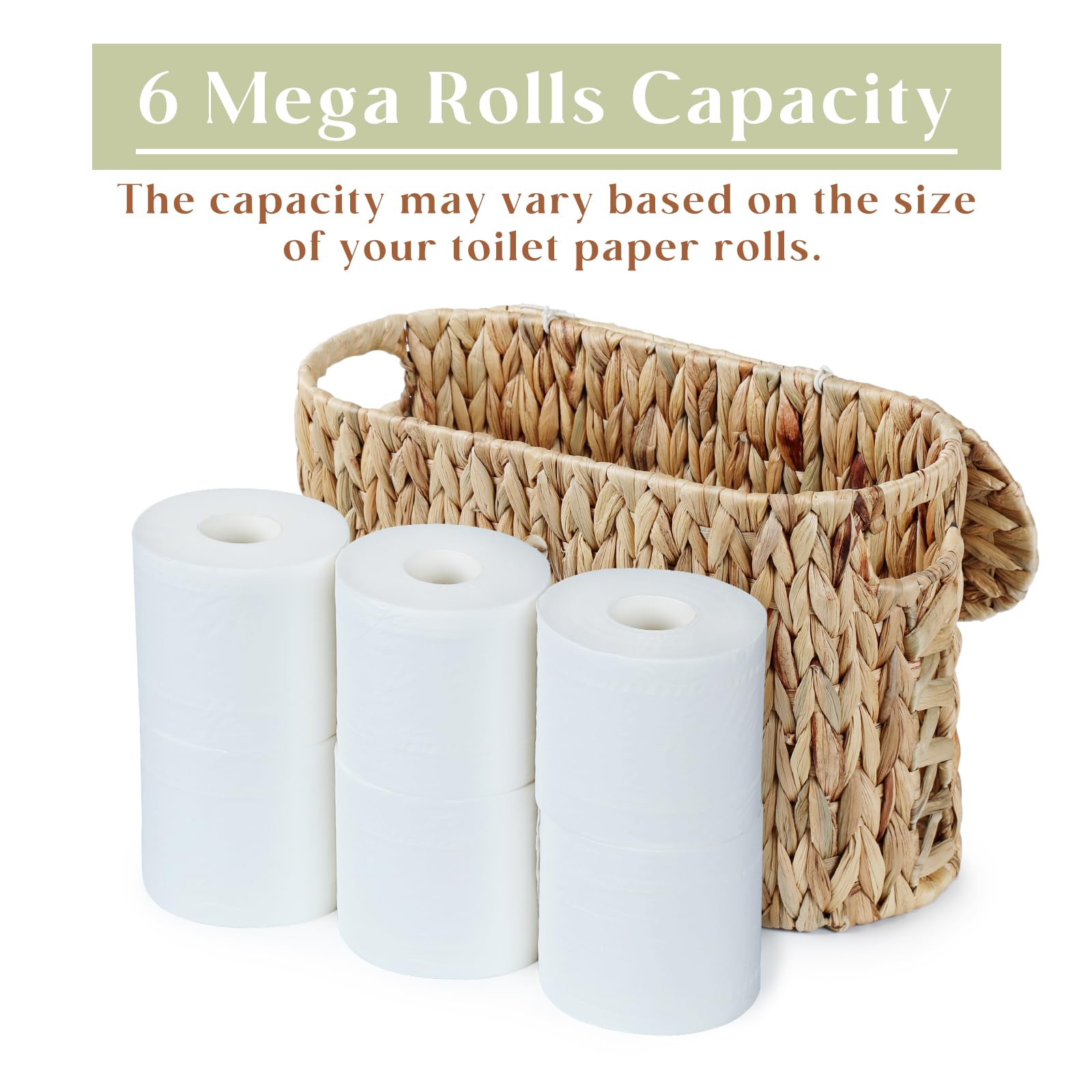 YANGQIHOME versatile basket serves as towel or skincare storage.