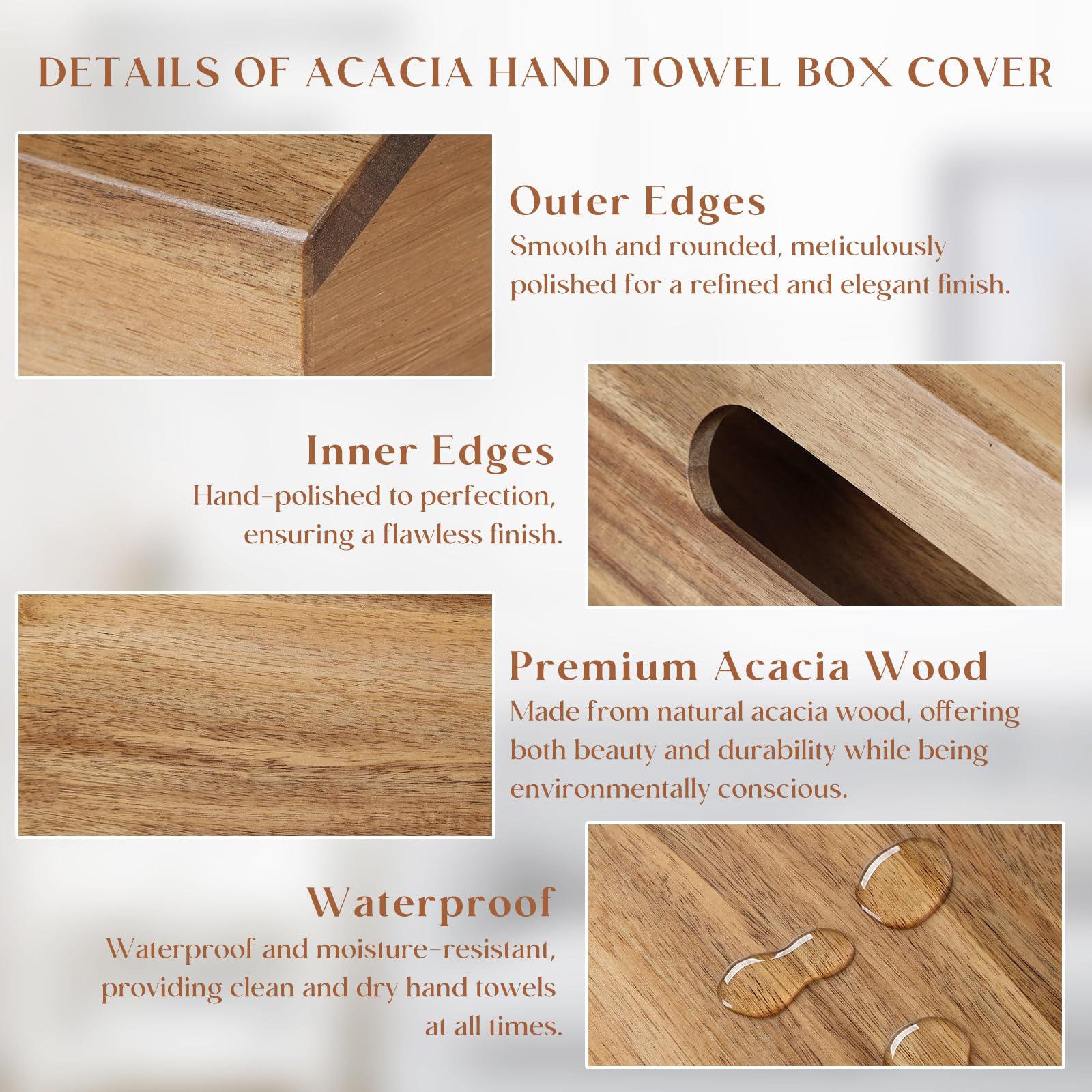 YANGQIHOME makes a thoughtful gift with this rustic towel holder.