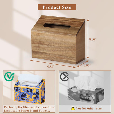 YANGQIHOME wall-mounted tissue holder magnets provide stable placement.