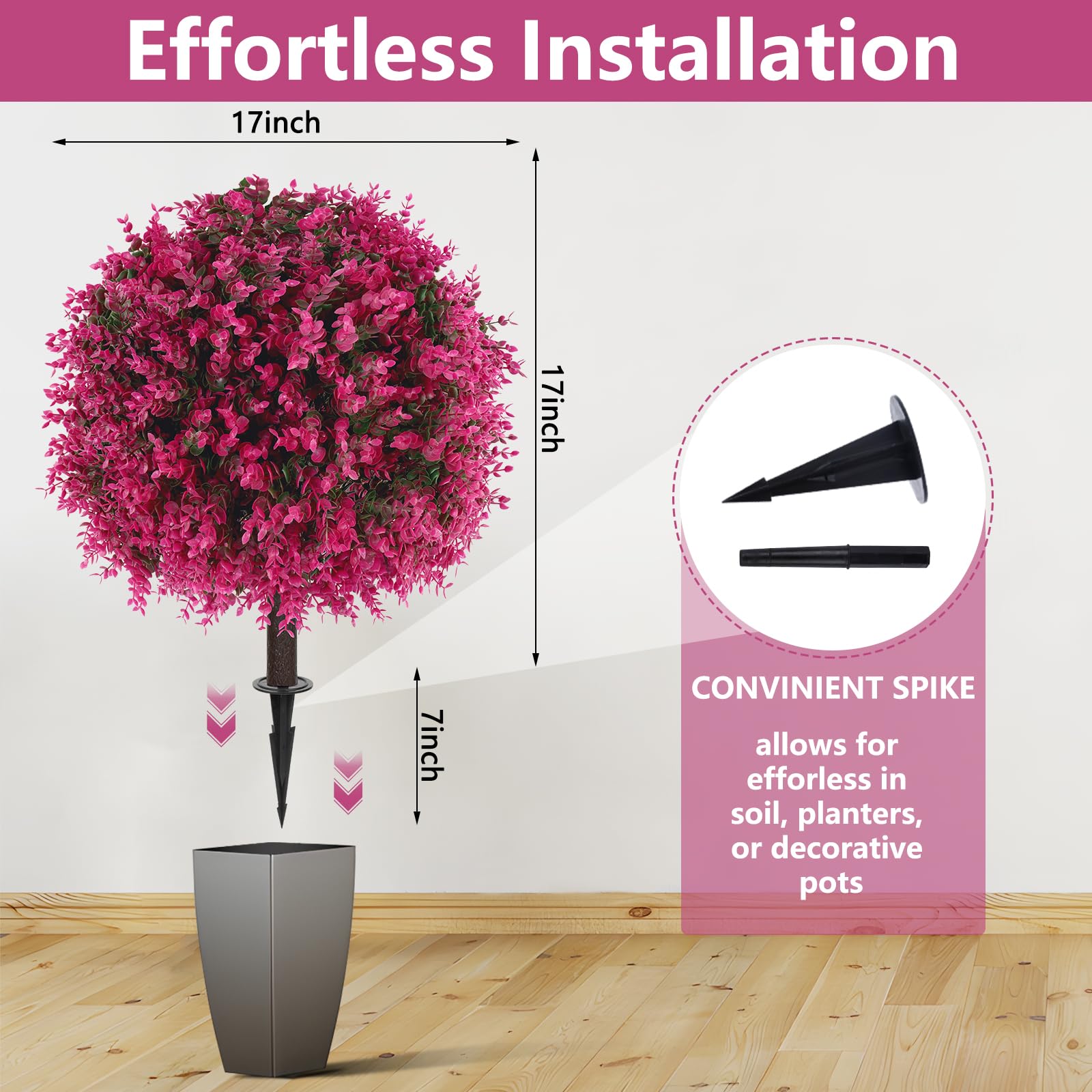 Yangrass artificial pink eucalyptus leaves close-up shows lifelike detail for decor.