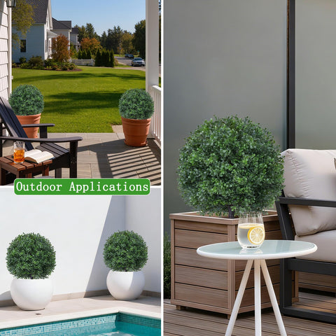 Yangrass bendable foliage topiary that can be reshaped after shipping.