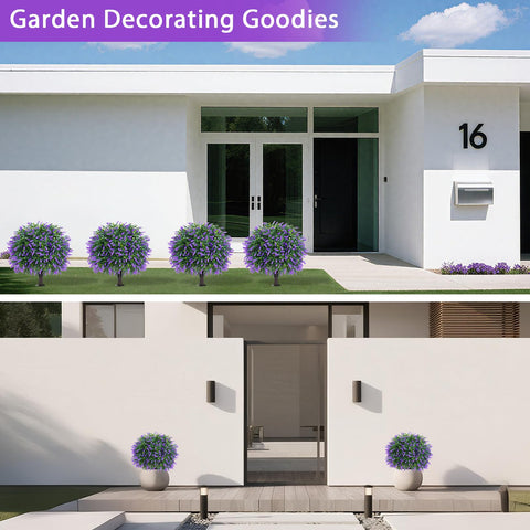 Yangrass faux hedge pair adds evergreen appeal to garden or patio
