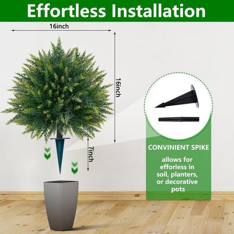 Yangrass front porch garden decor topiary adds welcoming touch
