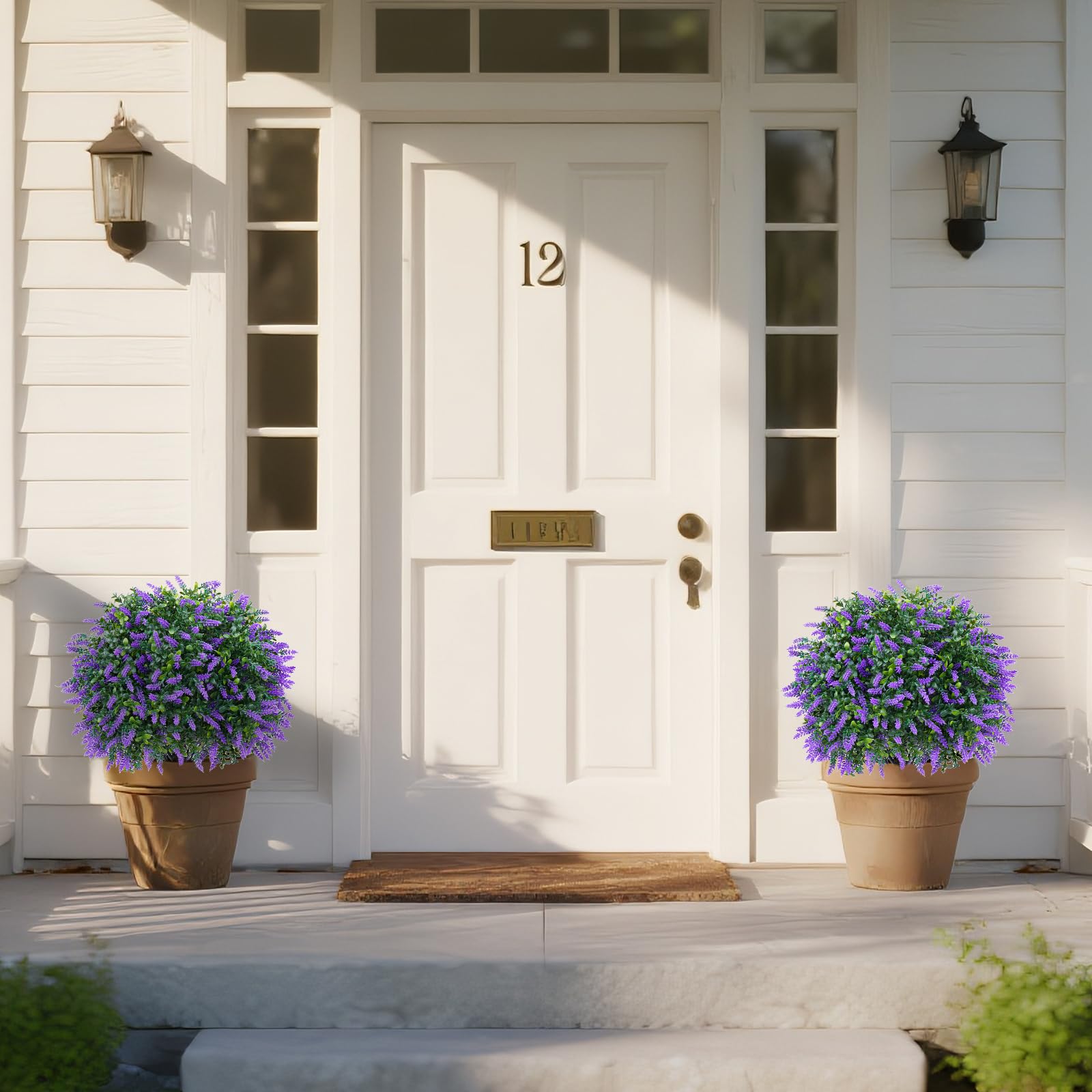 Yangrass UV-resistant outdoor topiary bush for maintenance-free year-round color