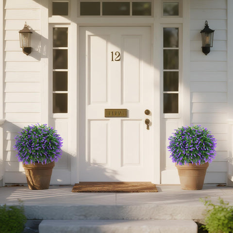 Yangrass UV-resistant outdoor topiary bush for maintenance-free year-round color