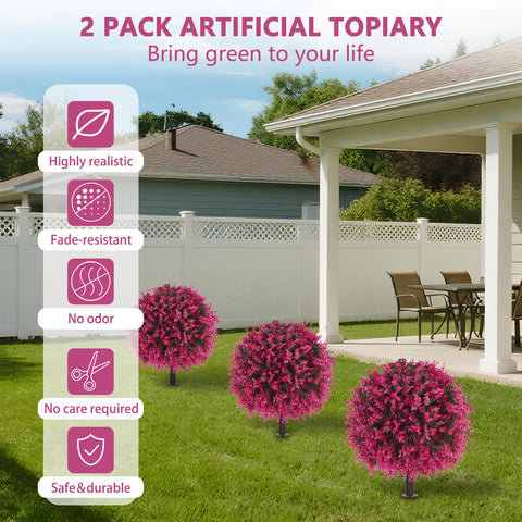 Yangrass UV-resistant topiary designed to resist fading and outdoor conditions.