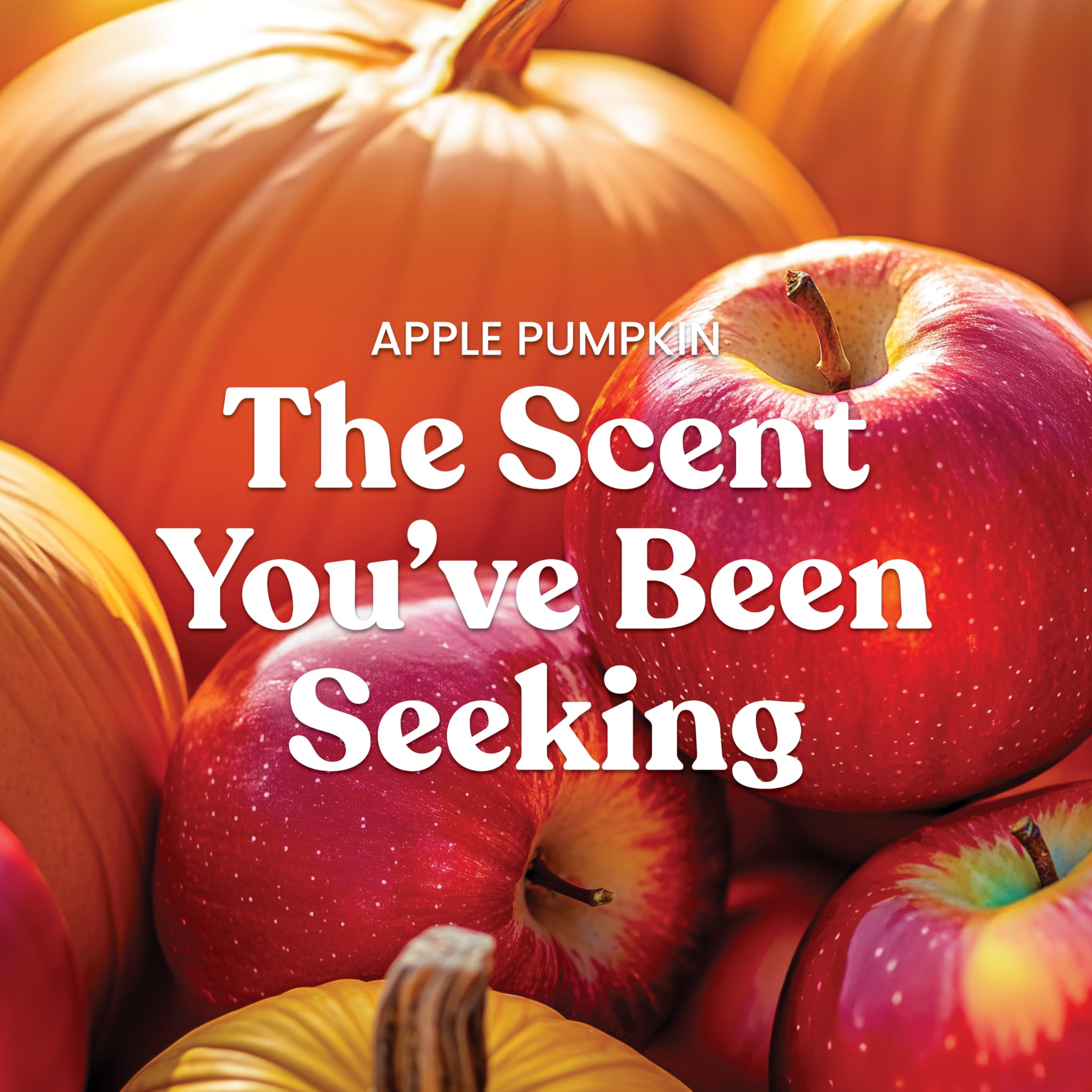 Yankee Candle Apple Pumpkin label detail showing premium craftsmanship and gift-ready presentation
