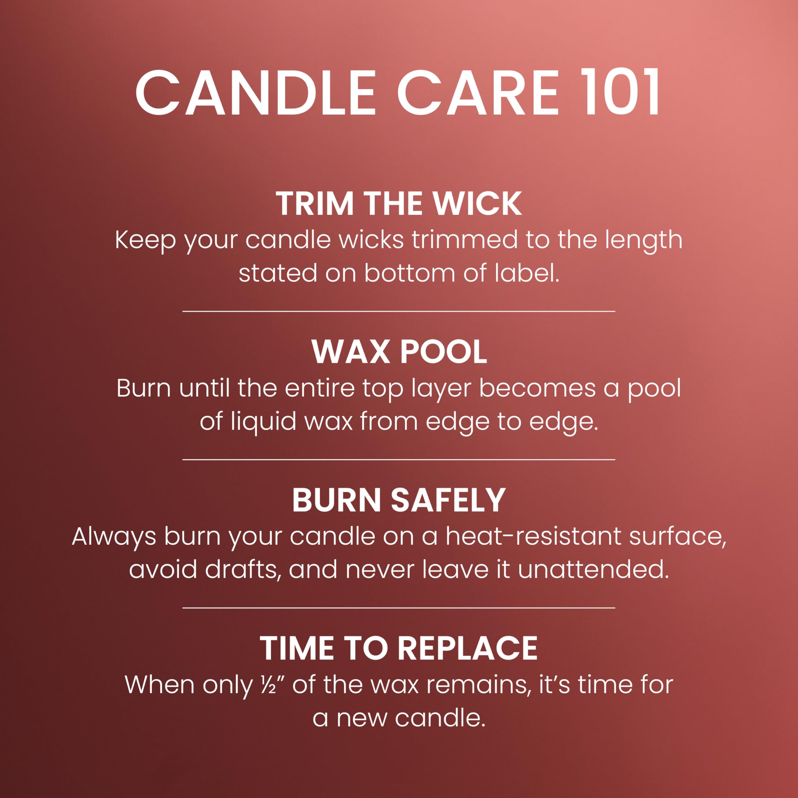 Yankee Candle Autumn Leaves natural-fiber wick promotes steady, cleaner burn