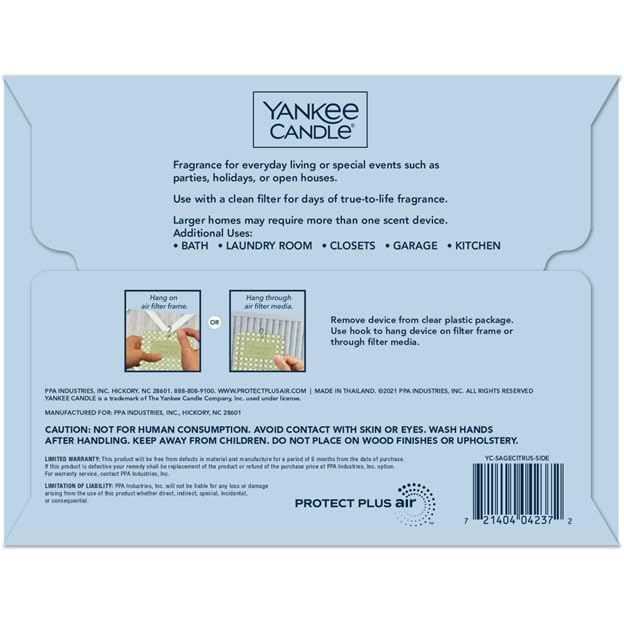 Yankee Candle Catching Rays fragrance pad close-up for even distribution.