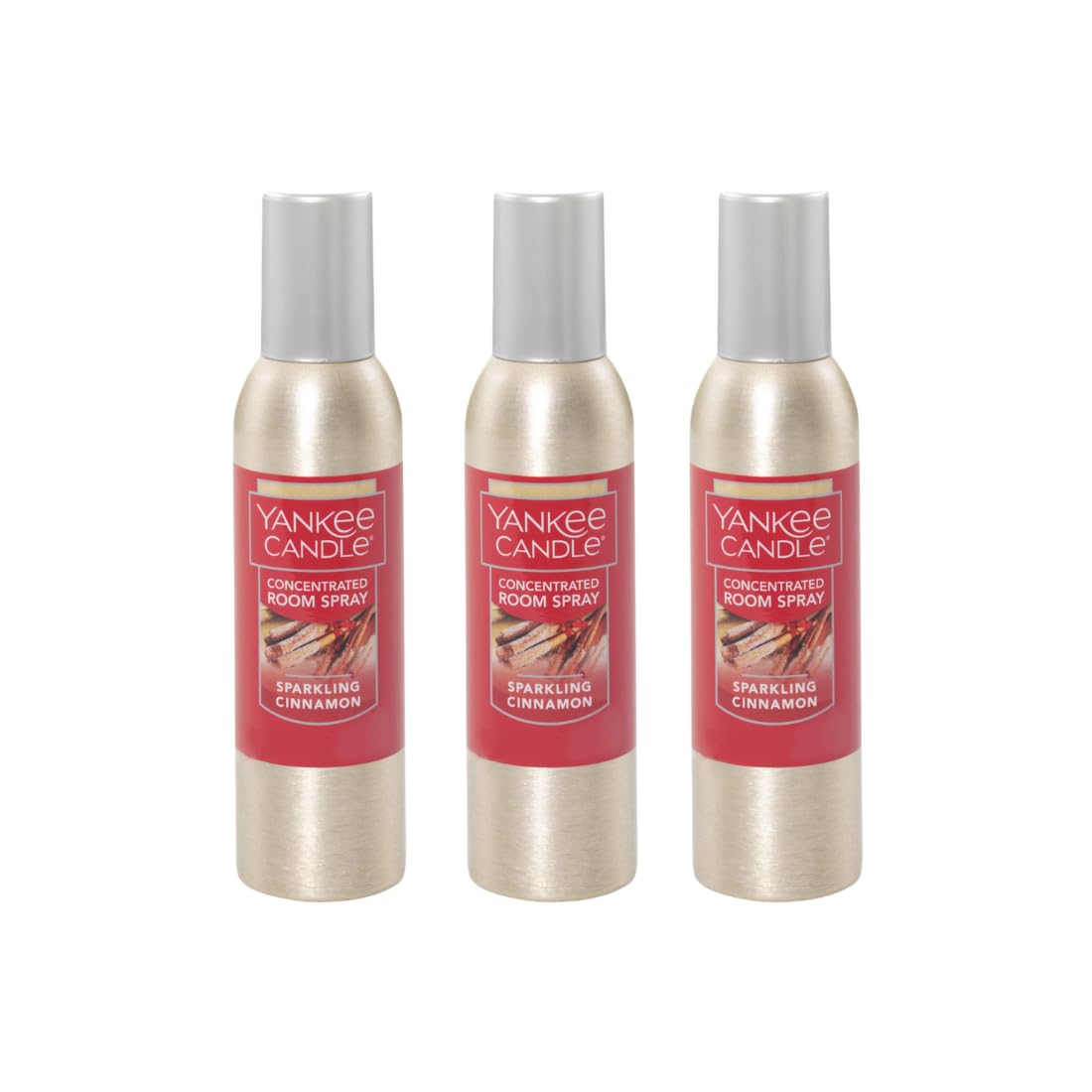 Yankee Candle Sparkling Cinnamon room spray refreshes home spaces
