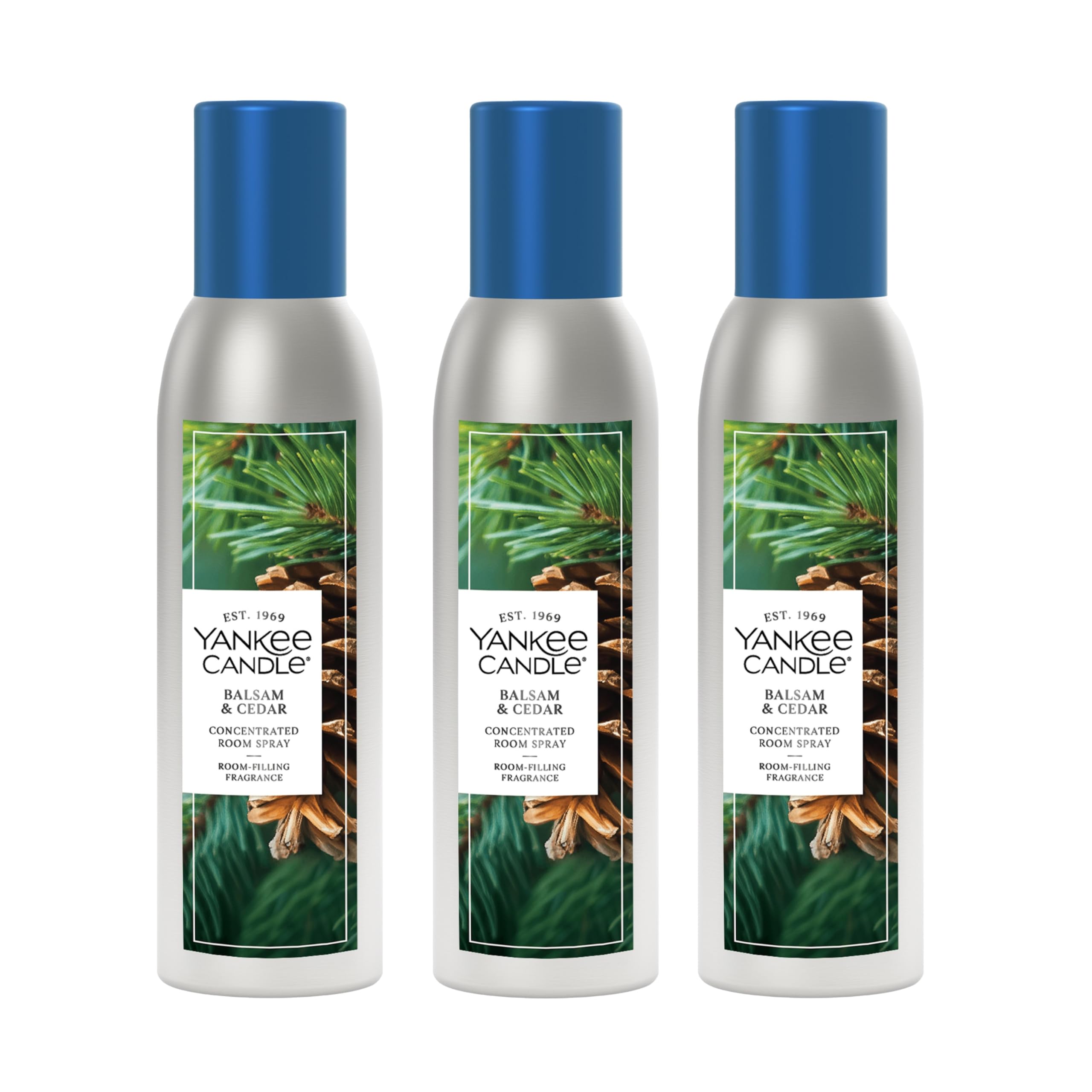 Yankee Candle Concentrated Room Spray bottle label for quick refresh.