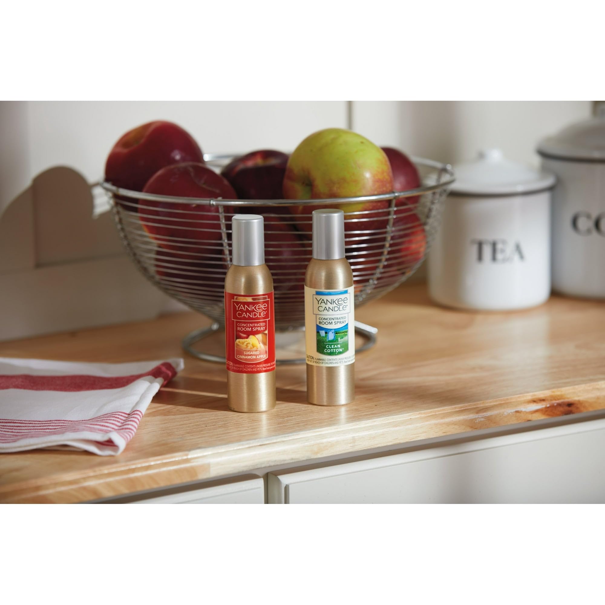 Yankee Candle Concentrated Room Spray canister offers portable convenience.