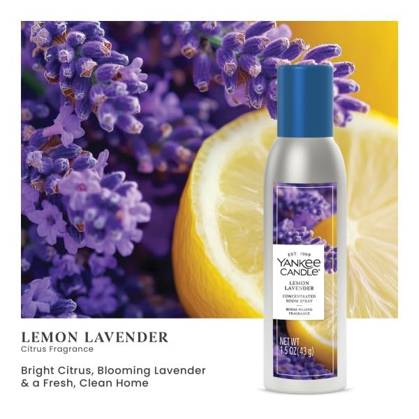 Yankee Candle concentrated room spray offers instant fragrance with fast room diffusion.