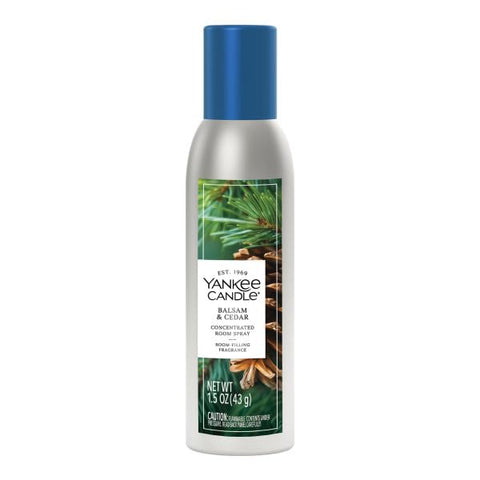Yankee Candle Concentrated Room Spray forest notes create forest ambiance.