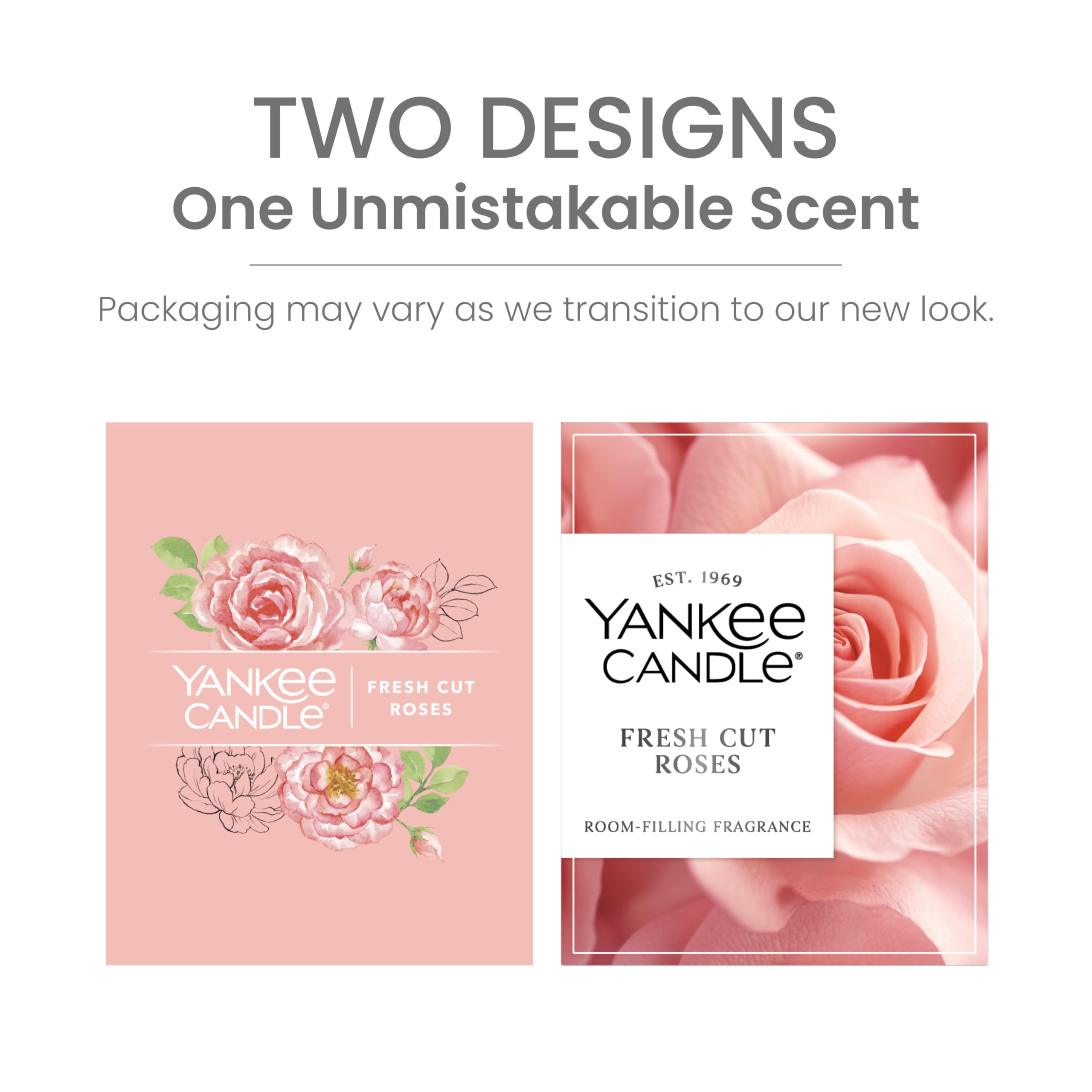 Close-up of Fresh Cut Roses notes in Yankee Candle Large Tumbler