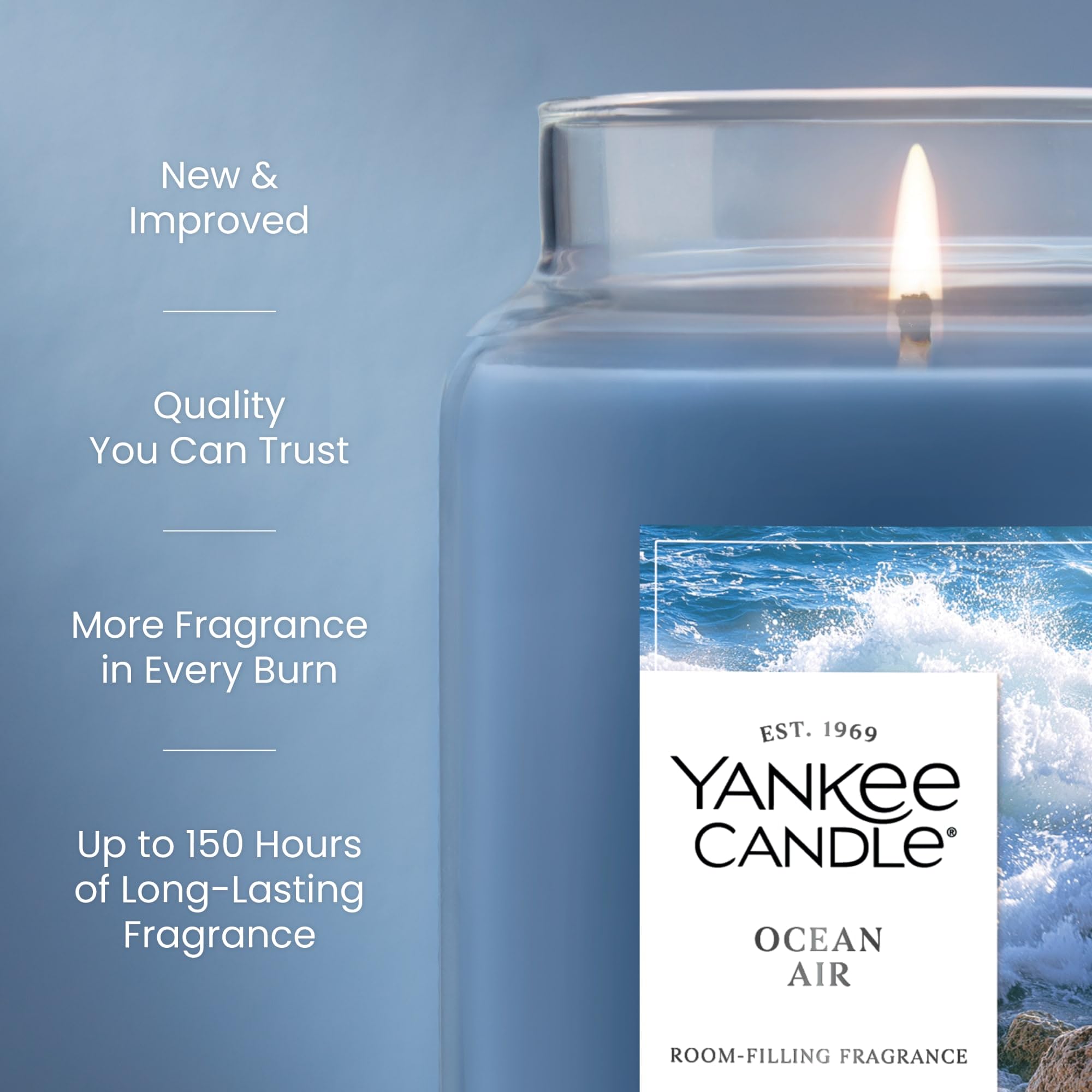 Ocean Air label emphasizing USA-made quality and materials