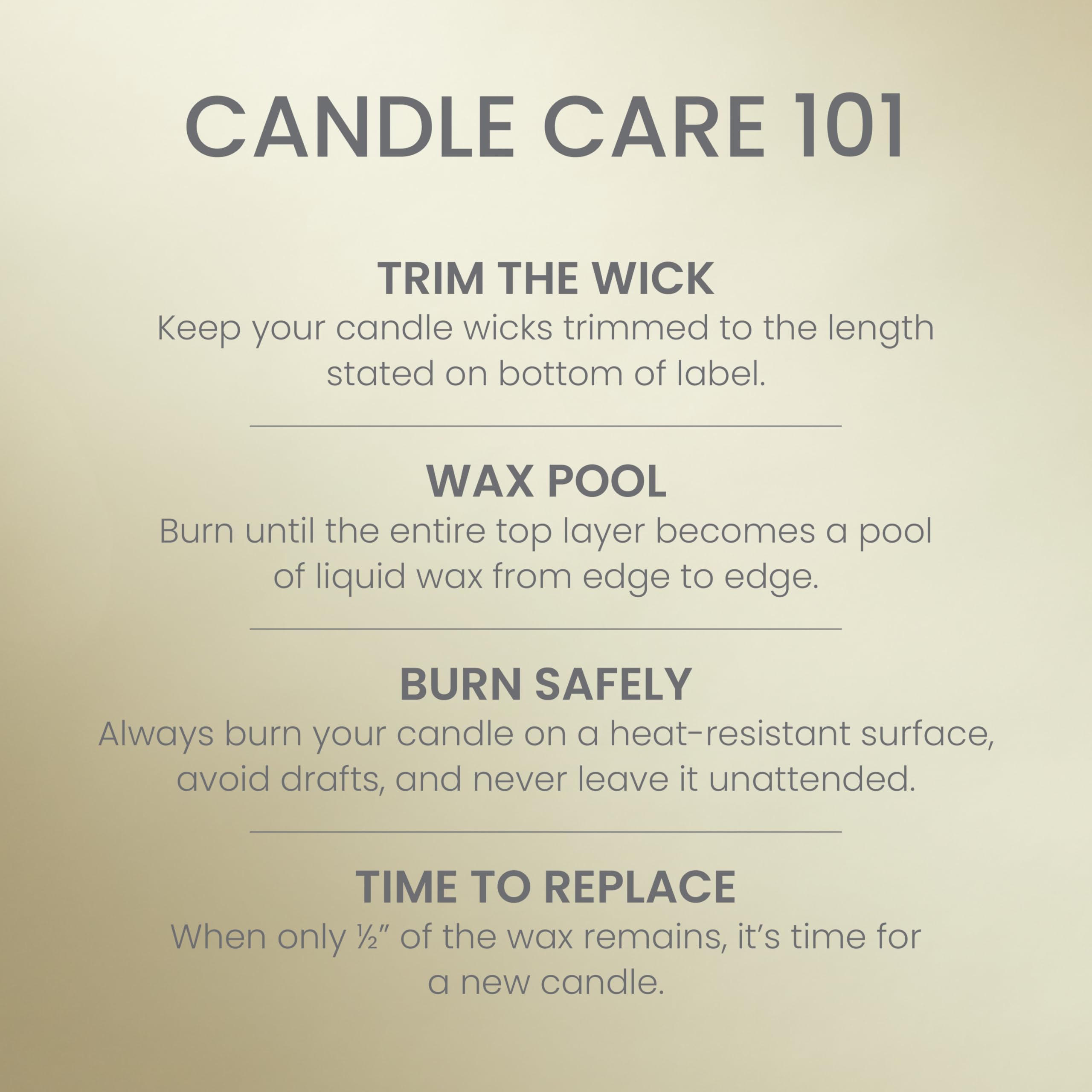 Yankee Candle Sage and Citrus three wicks provide strong, even burn.