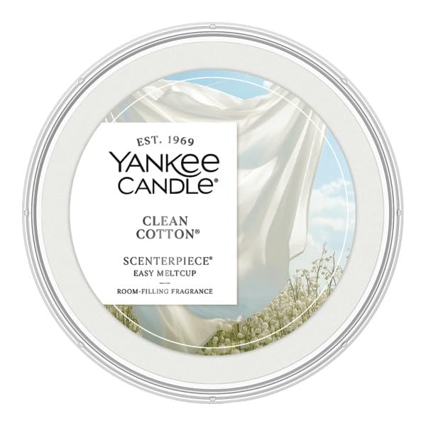 Yankee Candle Scenterpiece Lilac Blossoms MeltCup refill evokes spring fragrances.