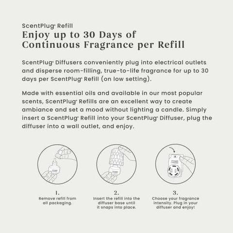 Yankee Candle ScentPlug refill bottle snapped in base for upright use.