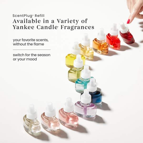 Yankee Candle ScentPlug refills last up to four weeks.