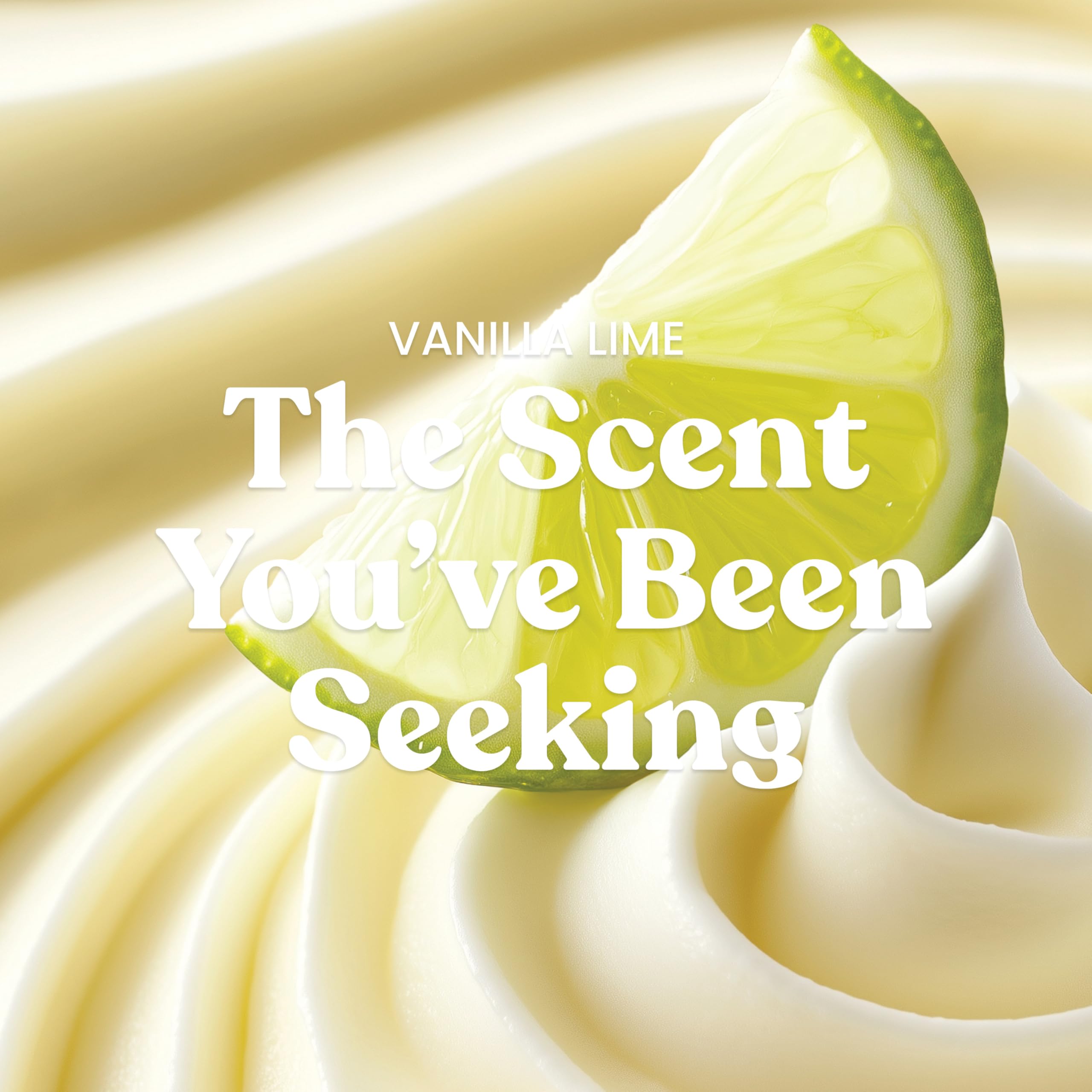 Close up of Vanilla Lime wax pool showing clean, even burn on Yankee Candle