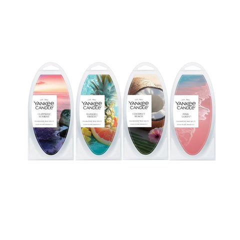Yankee Candle Island Escape Pack displayed, ready to refresh spaces with tropical fragrance.