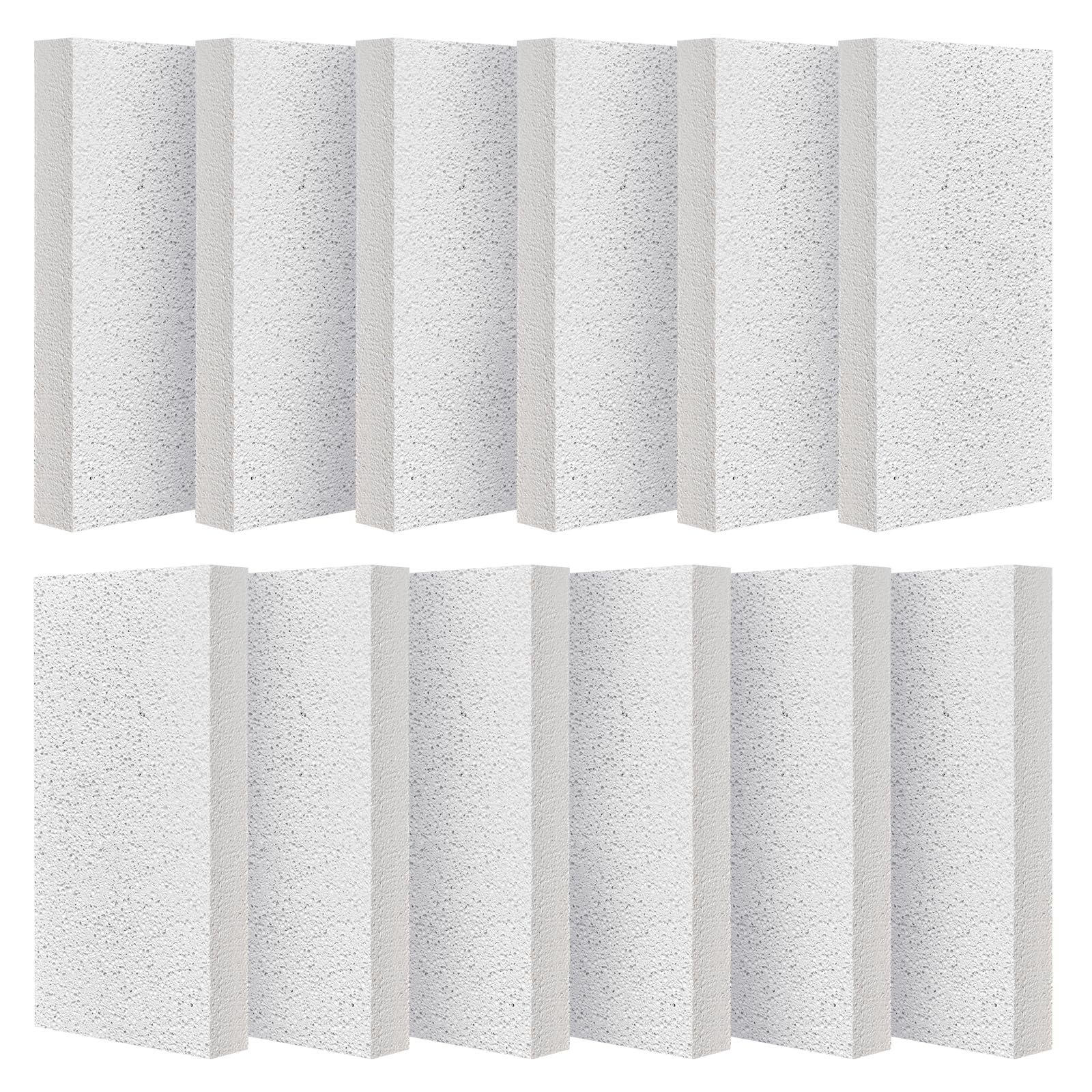 YANRUIPRO fire bricks for wood stove with white insulated blocks ready for heat retention