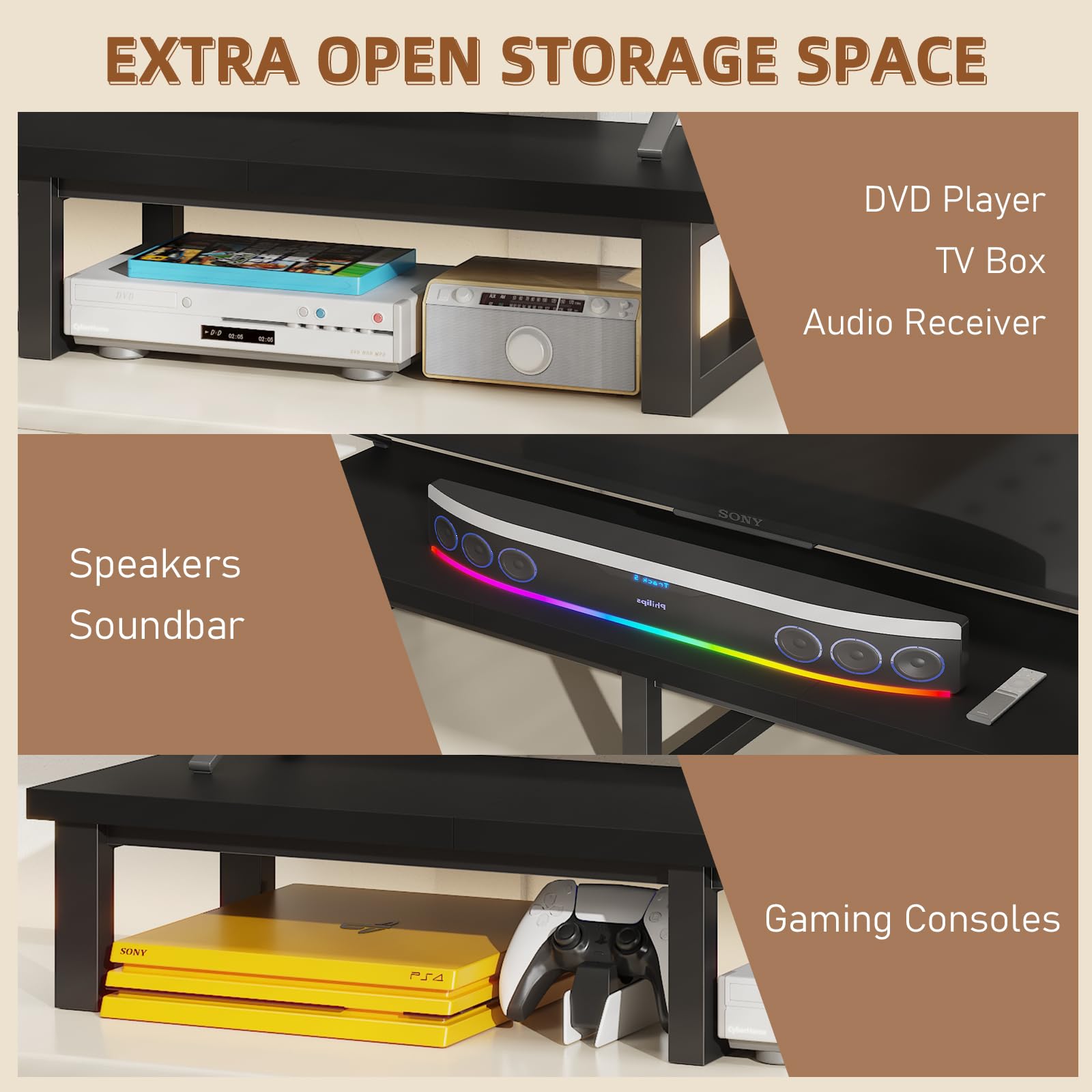 YAOHUOO dual-monitor compatibility for an ergonomic desk setup