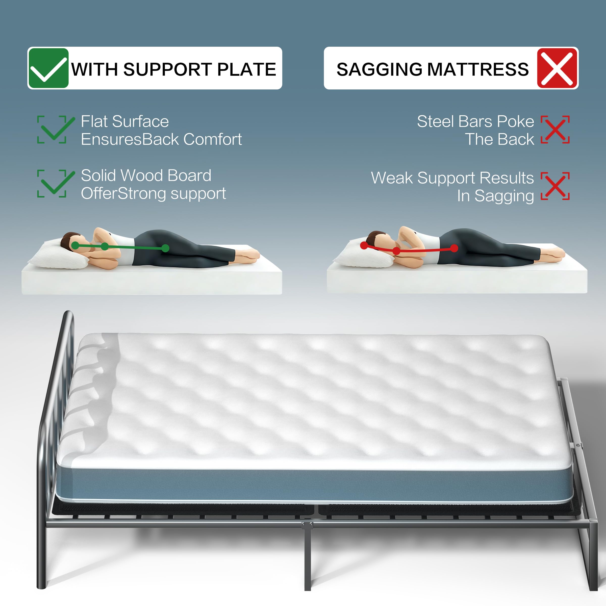 Yarfyk Bunkie Board moisture-resistant material for durable, year-round use.