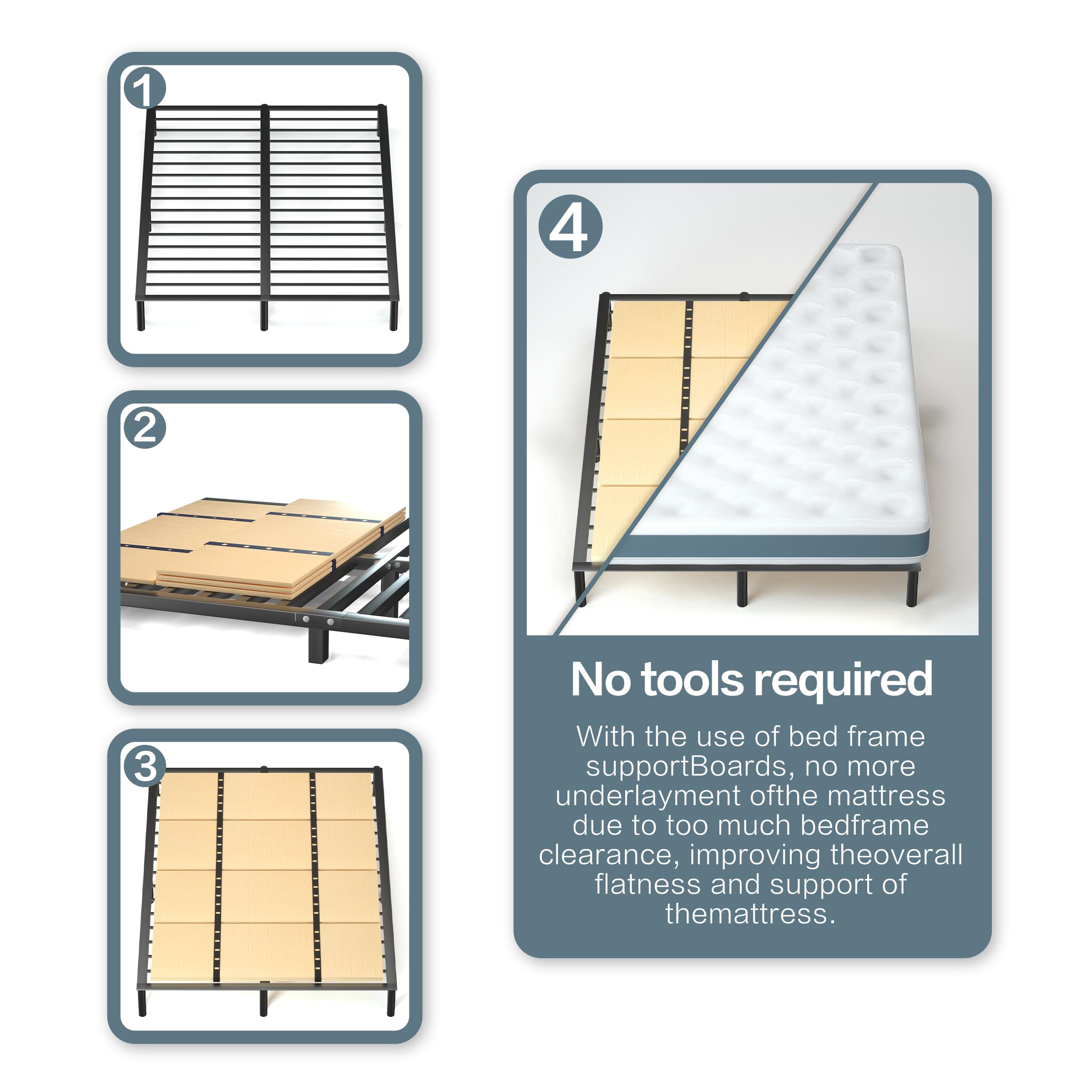 Yarfyk lightweight, travel-friendly mattress support for on-the-go use